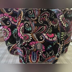 NEVER USED: Vera Bradley Bandana Swirl Tote Bag and Turnlock Wallet Set